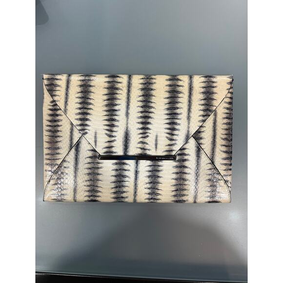 BCBGMaxAzria Clutch Bundle (3) Black Bronze & Black/White Envelope Bags Sale!
As - Picture 6 of 11